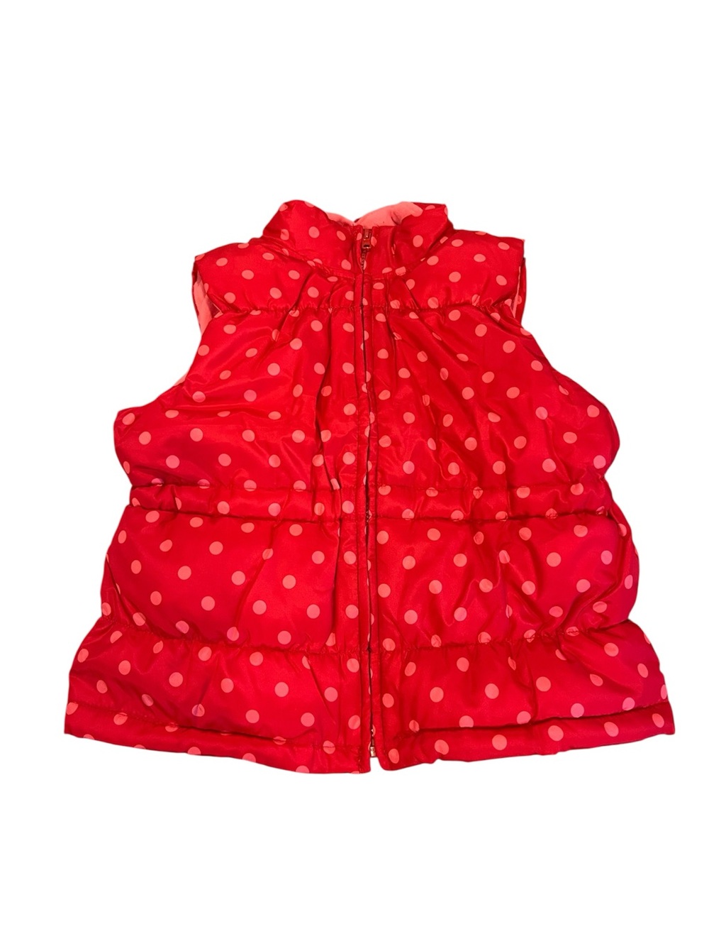 NWT Gymboree Red Polka Dot Puffer Vest